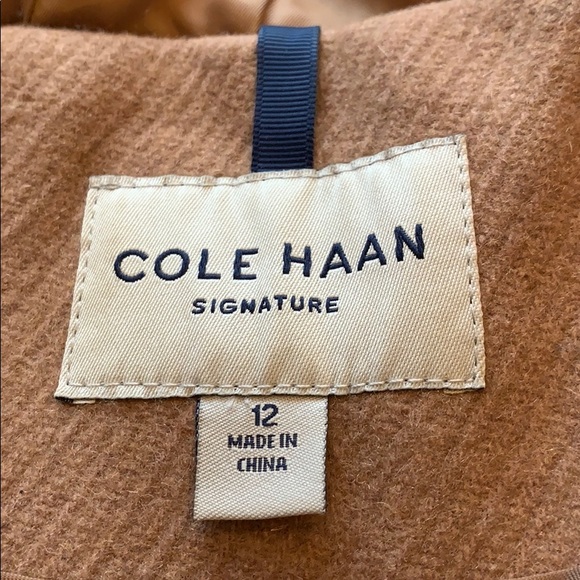 Cole Haan partial wool faux fur lined hood jacket - Picture 9 of 16